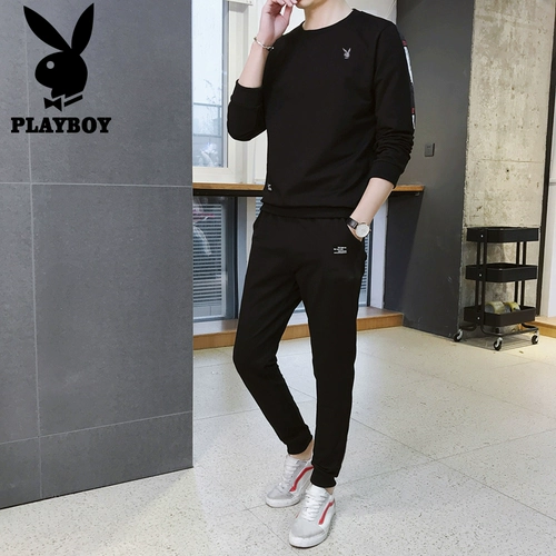 Playboy, мужской комплект, осенняя трендовая спортивная модная толстовка