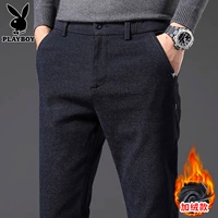 Playboy, мужские весенние утепленные черные штаны для отдыха, 2025 года