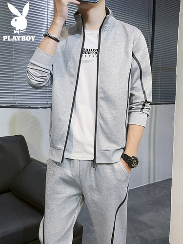 Playboy, комплект, осенняя куртка, черная универсальная спортивная толстовка