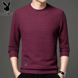 Playboy, мужской лонгслив, осеннее трендовое термобелье, универсальная приятная телу футболка, круглый воротник