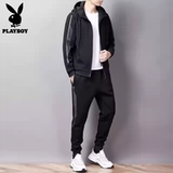 Playboy, мужской комплект для отдыха, трендовый спортивный костюм, осенний, размер