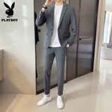 Playboy, мужской весенний комплект, костюм, мужская куртка