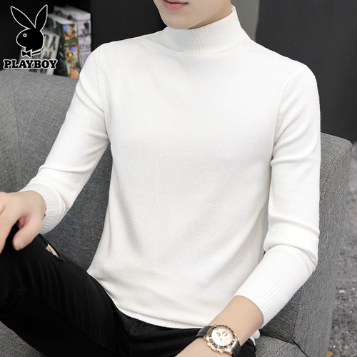 Playboy, мужской весенний базовый трендовый трикотажный свитер, 2025 года, оверсайз