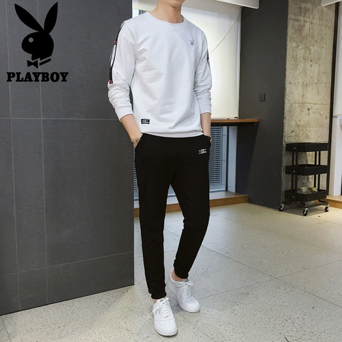 Playboy, мужской комплект, осенняя трендовая спортивная модная толстовка