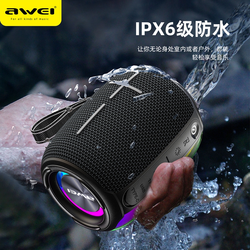 Купить Awei красочный bluetooth Маленький динамик TWS Internet 360 ...