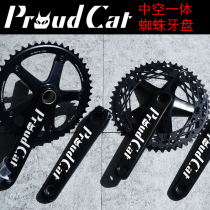 Proud Cat Dead Fly Hollow Integrated Dental Disc Field Racing Bike 48T Fluted Disc Spider sheet aluminum alloy