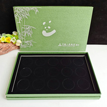 Panda Silver Coins 15 Holes Collection Box Gift Box Gold Coins head office 15 Loaded 30g Silver Coins Universal Protection Box Empty box