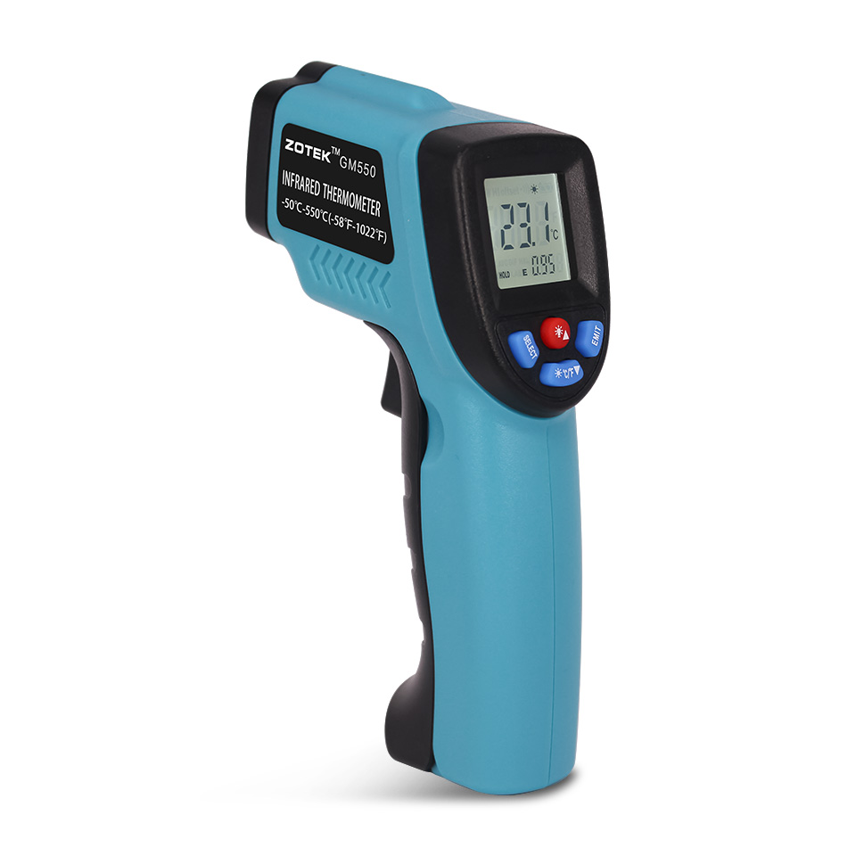 Zhongyi electric measurement GM550 handheld infrared thermometer industrial grade precision laser aiming thermometer temperature measurement