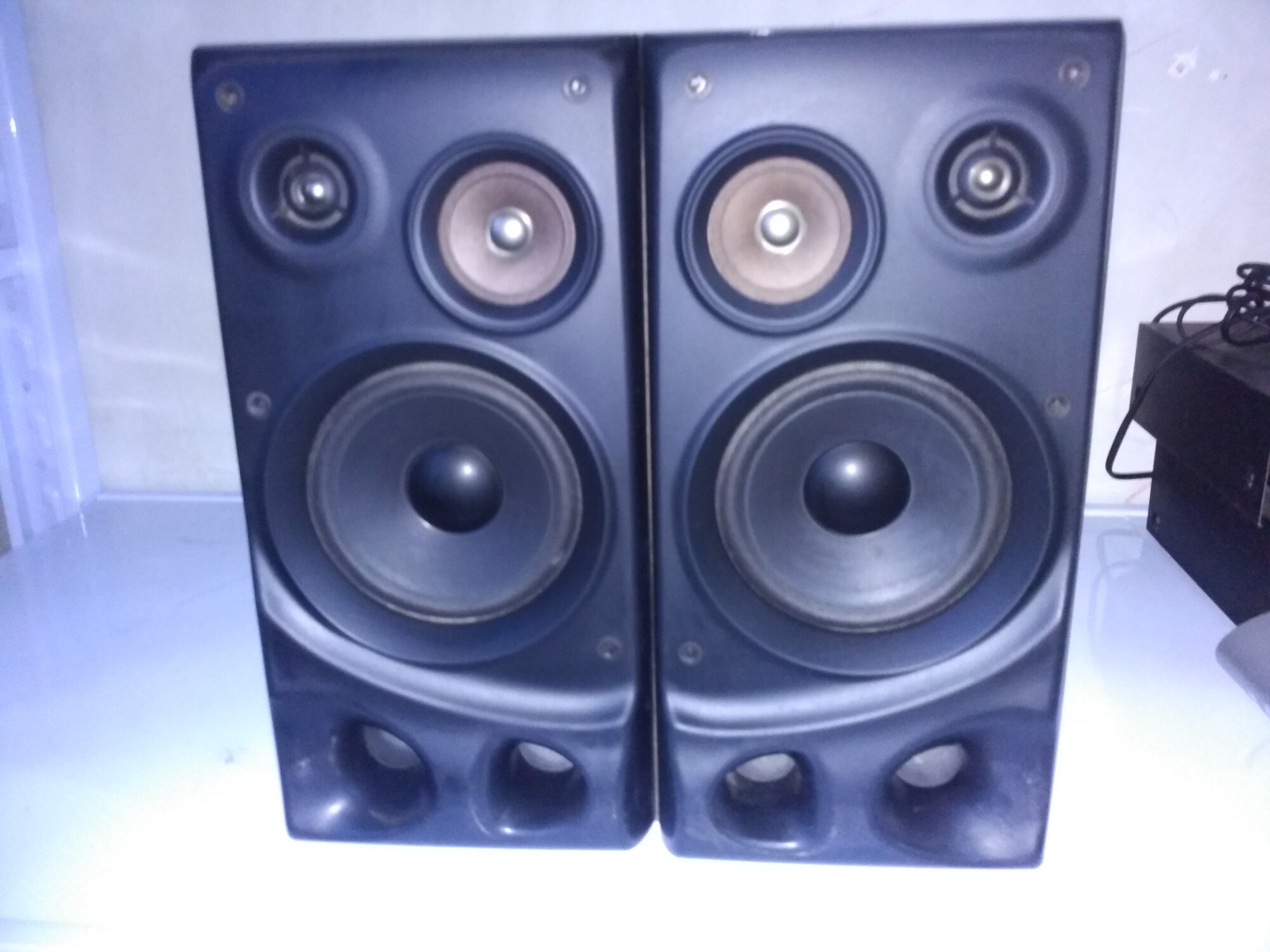 Original imported JVC three full frequency SP-MXC5BK speakers bookshelf speakers HIFI speakers tube speakers