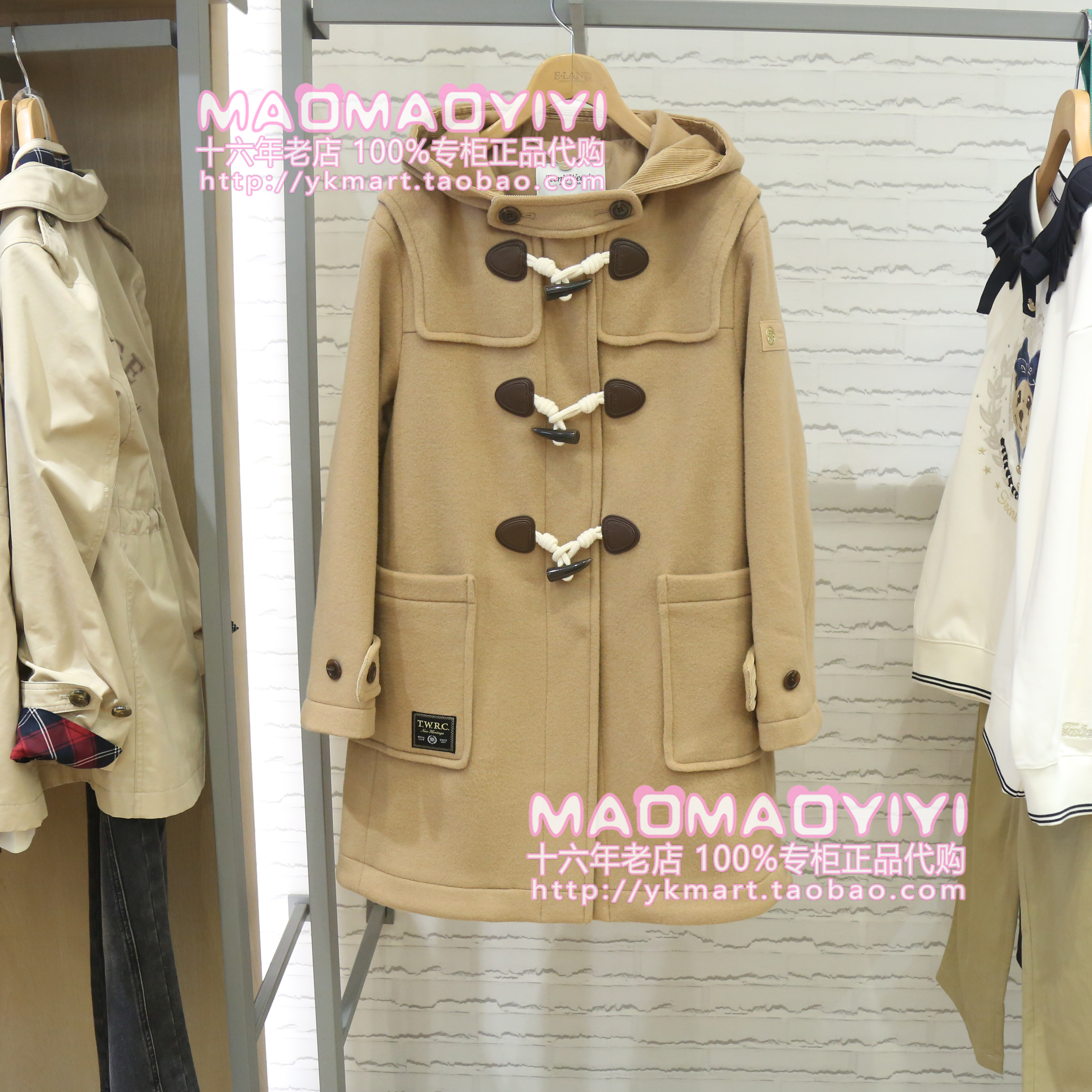 TeenieWeenie カウンター 正規品 24 冬用 羊毛 ホーンボタン ウールコート TTJW244T01P 2780