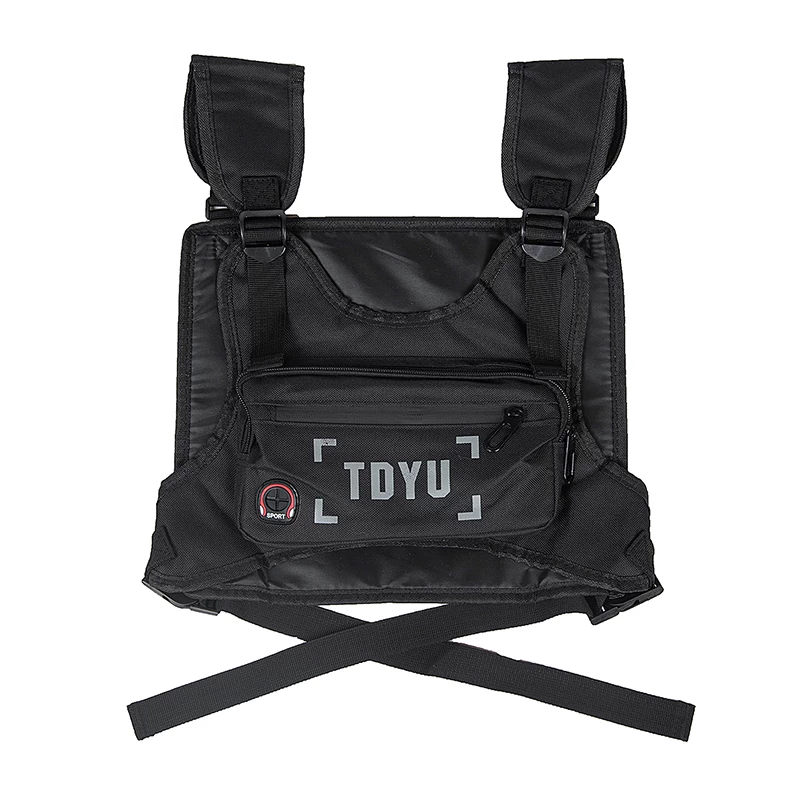 Tactics bag hip-hop style, backpack, vest