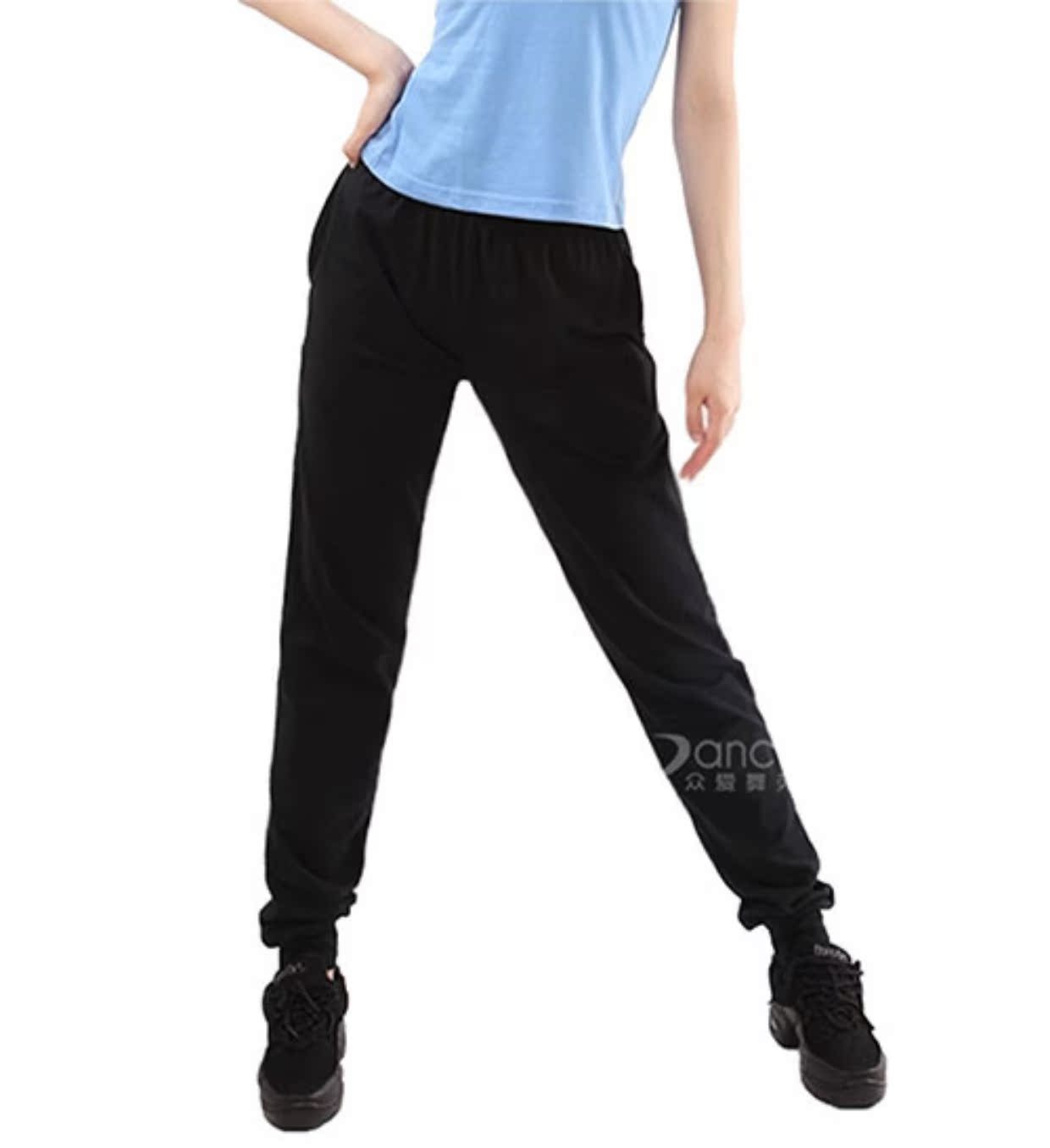 Quần nhảy nam Dan Shige Quần mỏng, quần cotton nam TC có cùng một đoạn quần cà rốt nhảy quần tập nam - Khiêu vũ / Thể dục nhịp điệu / Thể dục dụng cụ giày khiêu vũ sagadance