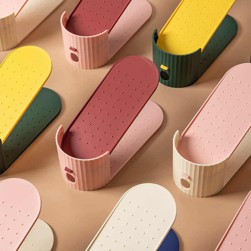 Double-layer shoe rack adjustable shoe depository shoes containing non-theorist integrated shoe cabinet finishing rack provincial space