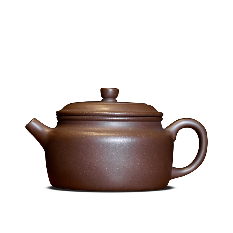 Macro yixing are it in the pure manual teapot DE bell "tea plant exclusive - old purple clay 230 ml"