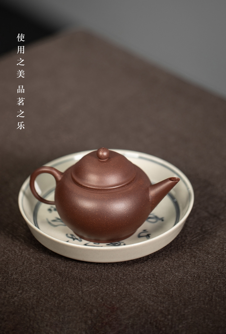 Macros in yixing masters are it level of pure manual and old purple clay teapot pot home office pot