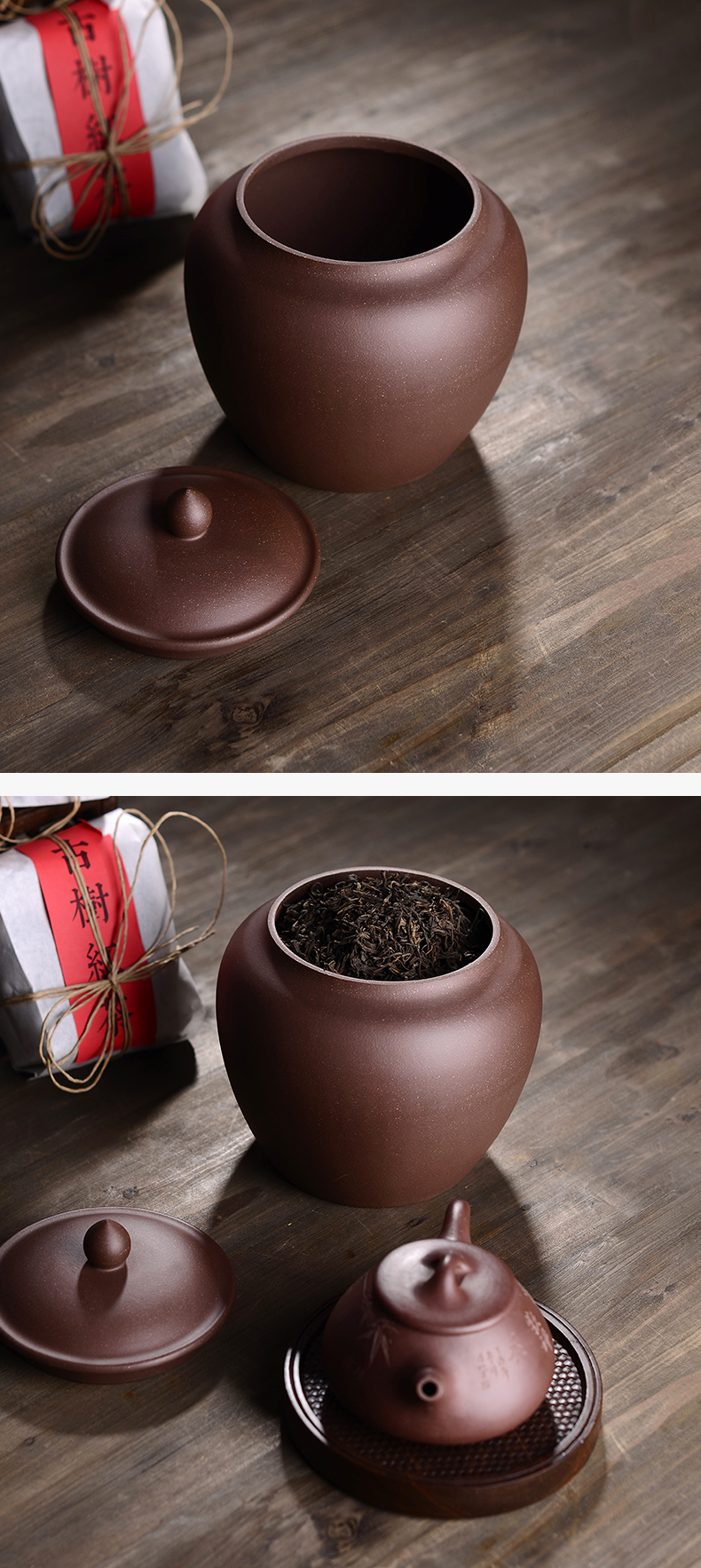 Macros in yixing purple sand tea pot large manual pu - erh tea storage tanks seal up POTS tea urn