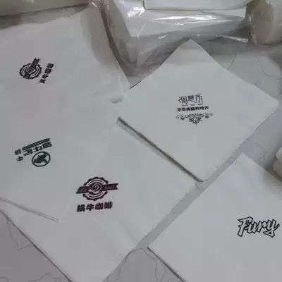 Imported paper steak file oil paper Western restaurant square towel paper 330*330 napkin custom LOGO multi-province
