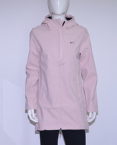  Hongxing Erke womens medium and long windbreaker autumn and winter thick velvet female top windproof and warm woven jacket female