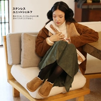 Đôi dép cotton nữ mùa đông dày đáy túi với nam trong nhà giày gia đình Hàn Quốc dễ thương ấm áp sang trọng dép đi trong nhà đẹp