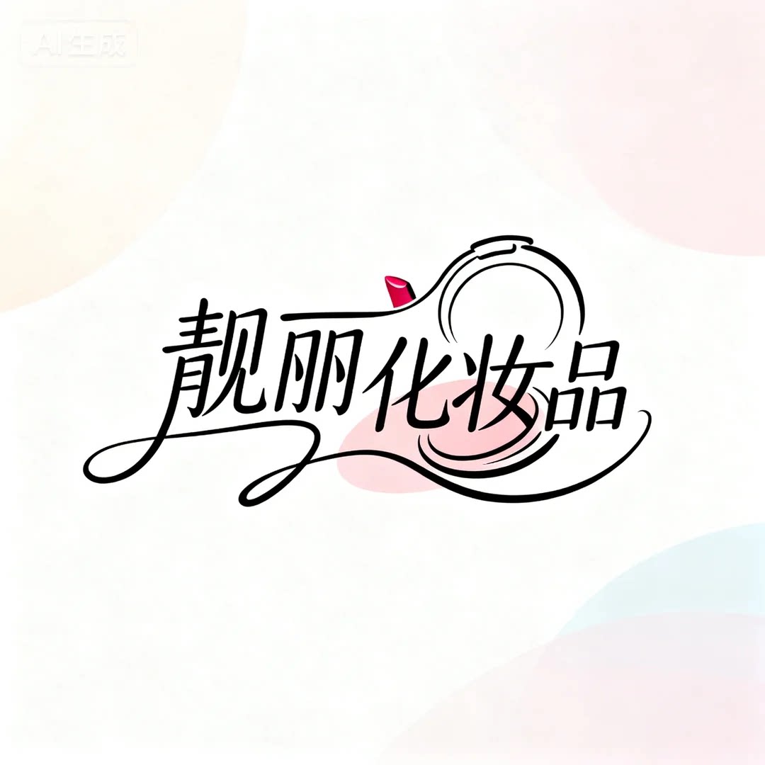 靓丽化妆品的LOGO