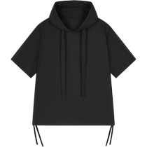 (Same style in the mall) Sketch mens 2024 summer new shirt loose hooded short-sleeved pullover 9O4212250