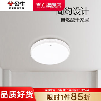 Gongniu Yang Mi Style Bedroom Lamp Led Ceiling Light for Master Bedroom, Study, Dining Room, Trendy Modern Minimalist Lighting