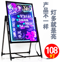 108 light billboard led electronic light emitting blackboard fluorescent board flash luminous handwriting advertising board fluorescent screen highlight
