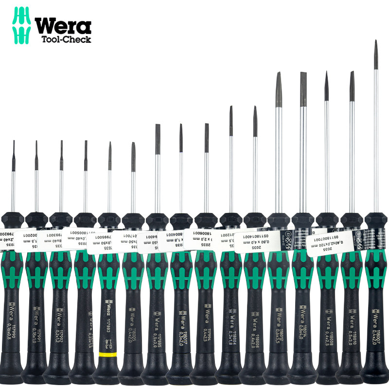 德国维拉 Wera 精密型/一字螺丝刀 2035 0.8/1/1.2/1.5/2/2.5/3/4