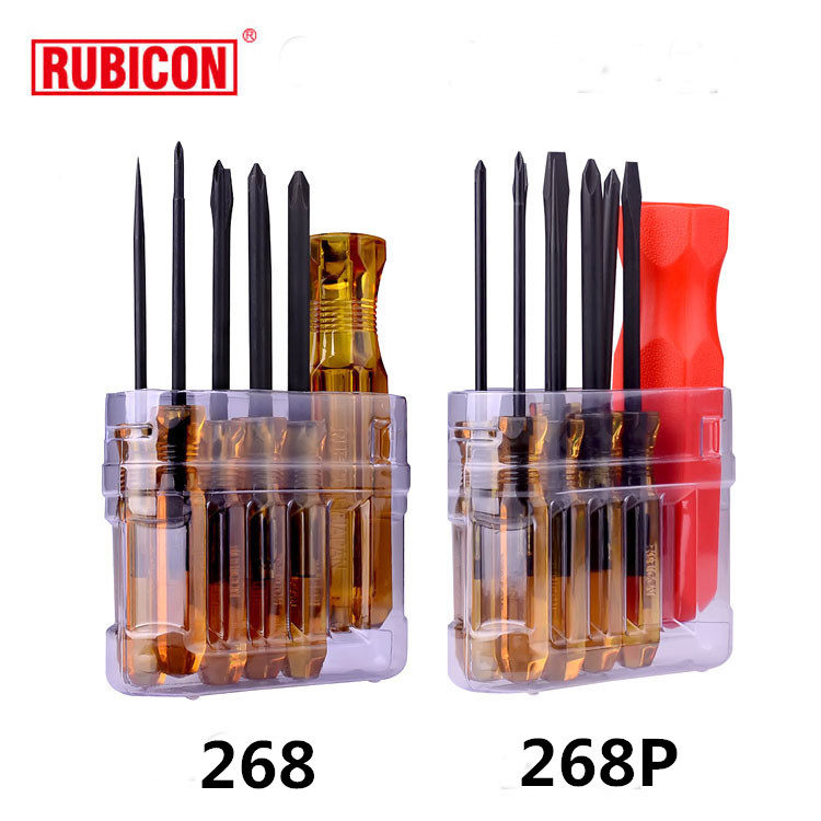 原装 日本罗宾汉 RUBICON 268/268P 九合一螺丝刀套组 十字/一字