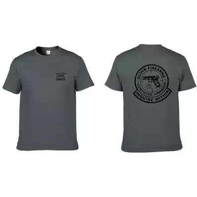 Tactical wind military fans men's club custom tactical T-shirt GLOCK T-shirt short sleeve GLOCK pure cotton