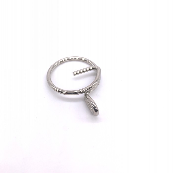 G-shaped 304 stainless steel quick release key ring tool hanging buckle free release short stroke protection nails