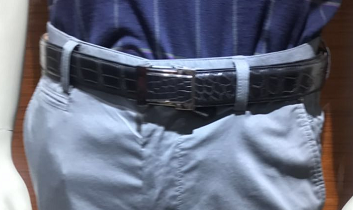 LUKADILONG crocodile leather belt 170191007 crocodile leather 5980