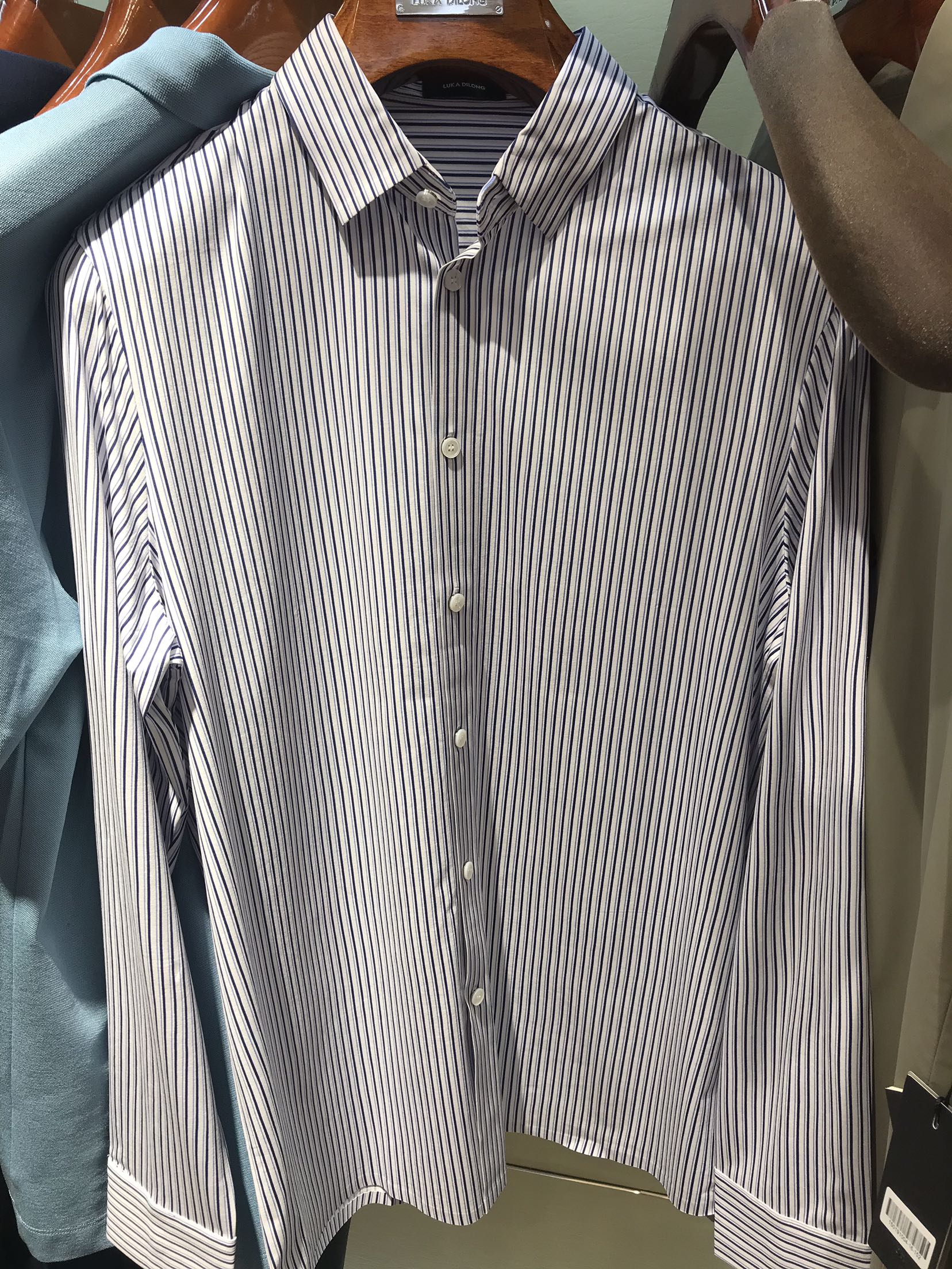 LUKADILONG LUKADILONG men's shirt 120191012 long sleeve shirt 2980