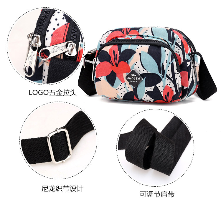 Нейлоновая небольшая сумка, маленькая сумка на одно плечо, шоппер, мобильный телефон, кошелек, сумка через плечо, ткань оксфорд Chi leopard 