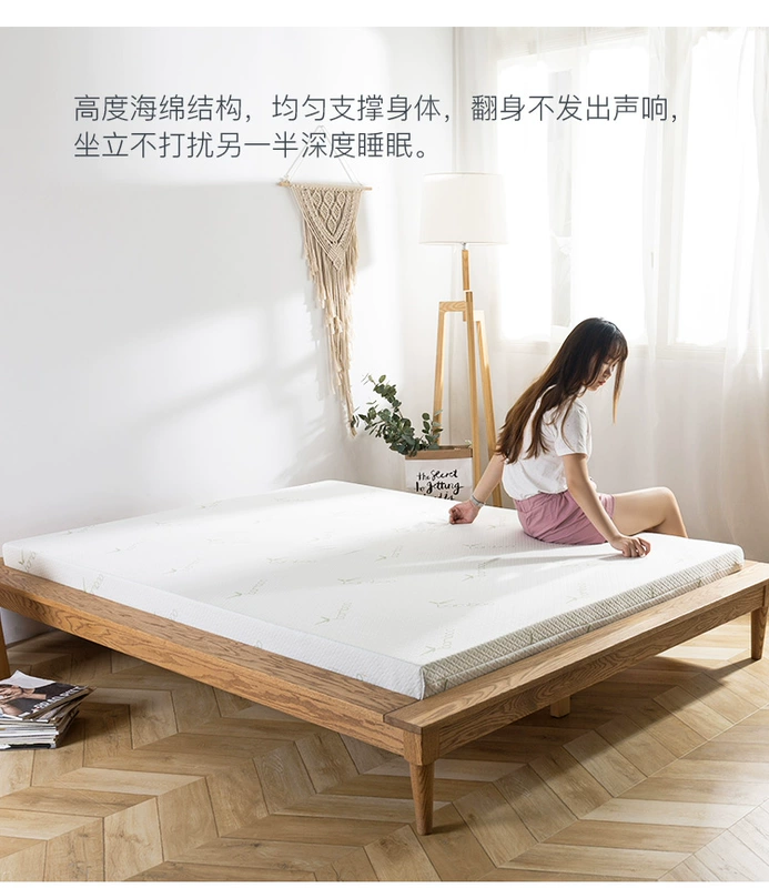 Đàn hồi cao bọt xốp bọt cao su nệm giả bông 1.21.5 1.8 tatami đơn hoặc kép ký túc xá - Nệm nệm cao su tổng hợp