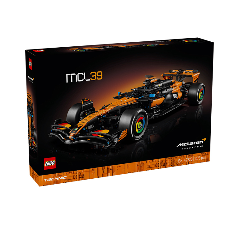 Lego Technic 42228 Mclaren Mcl39 F1 Racing Car Assembly Toy Kidsren's Birthday Gift
