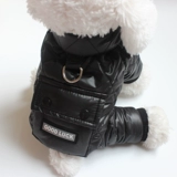 Собачья одежда Новая удача четвероногой хлопчатобумажной одежды Тедди Бишон медведь маленькая собачья домашняя животная сгущенная на четырех излушах осенней и зимней одежды