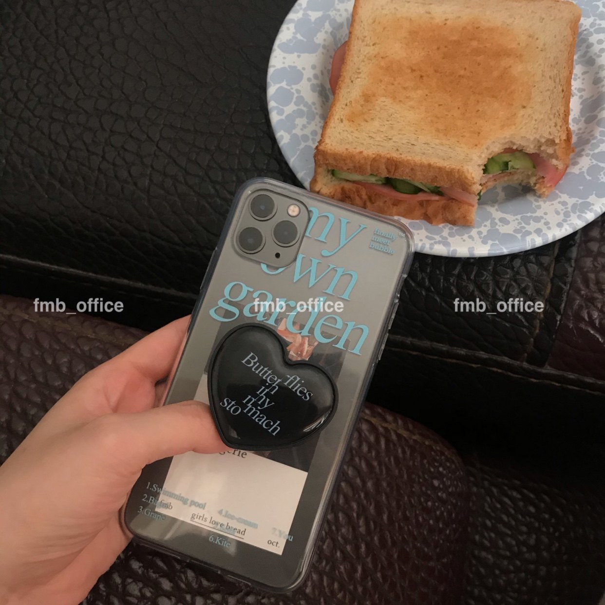 fmb_My own garden I (ideally) garden small crowdsourced original Apple 12 transparent mobile phone protective shell