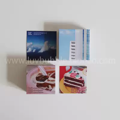 FMB_All Blue double-sided card 1 Red Velvet CakeAmericano double-sided card 1