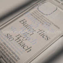 fmb_Butterflies in my stomach Butterflies in my stomach Niche Apple soft phone case