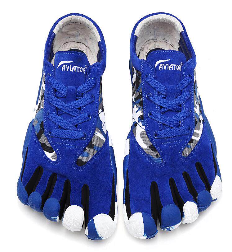 Awito five-finger shoes men's casual camouflage shoes non-slip wear-resistant low-top ultra-light four seasons five-toe shoes