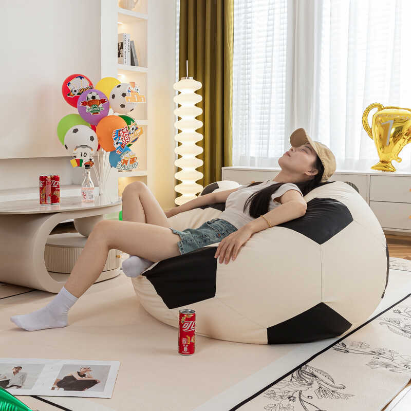 Football Bean Bag Lazy Sofa Tatami World Cup Internet Celebrity Personalized Creative High-Quality Children's Small Sofa Chair Football Bean Bag Lazy Sofa Tatami World Cup Internet Celebrity Personalized Creative High-Quality Children's Small Sofa Chair