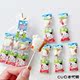 Japan's Naniwa Tinkerbell Doraemon Doraemon shaped candy children's baby snacks juice lollipops