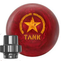 BEL Bowling Supplies Mortif Brand Short Oil Rubber Curve Bowling Red Tank 14 lbs.