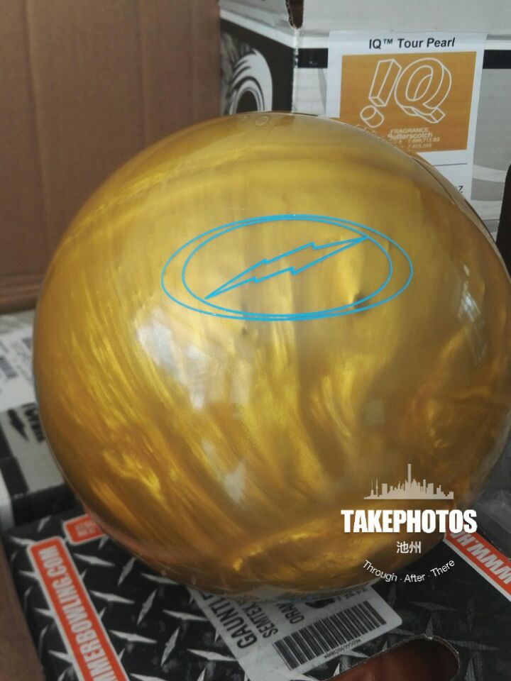 Cung cấp Bowling Bowling Bão 18 năm Vàng mới IQ Chuyên nghiệp UFO Bowling 11 lbs 6-7 oz 	mua giày chơi bowling