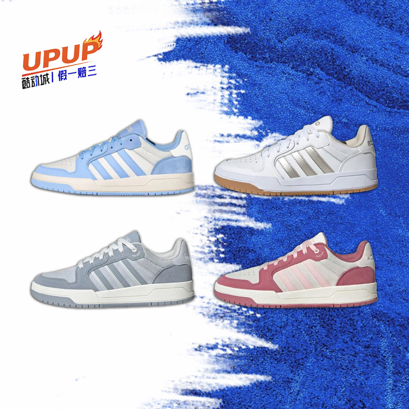 Adidas Adidas Trefoil Entrap Blue New 2026 Low-Top Retro Sneakers for Men and Women Kj5972
