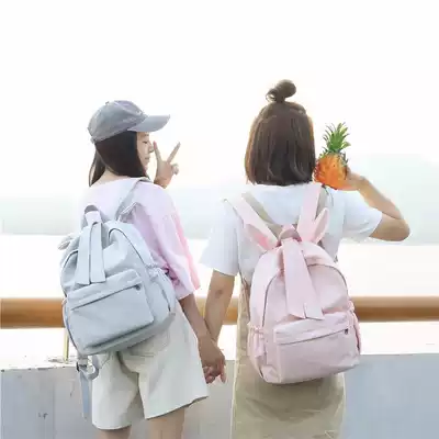 ins super fire school bag female Korean version of Harajuku ulzzang high school students cute backpack 2018 girl backpack