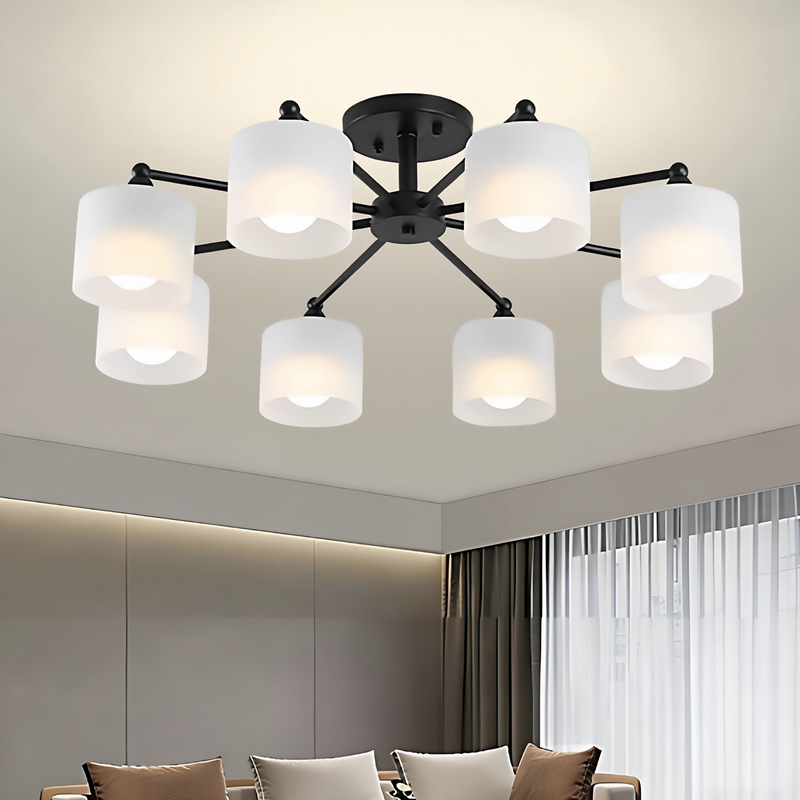Living Room Chandelier 2026 New Model Smart Voice-Controlled Main Hall Light Ultra-Bright Dining Room Modern Minimalist Bedroom Ceiling Light