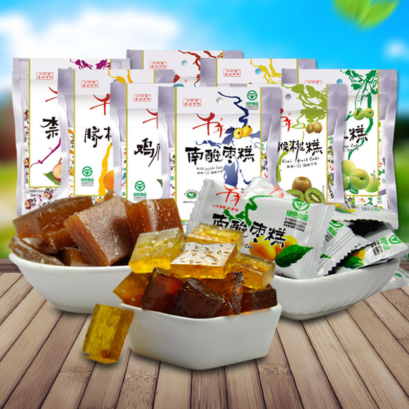 South Acid Date Cake 258g Bag Jiangxi Tete candied fruit Candied Fruit snack Snack Millennium Food Chic Exotic Fruits Pastry