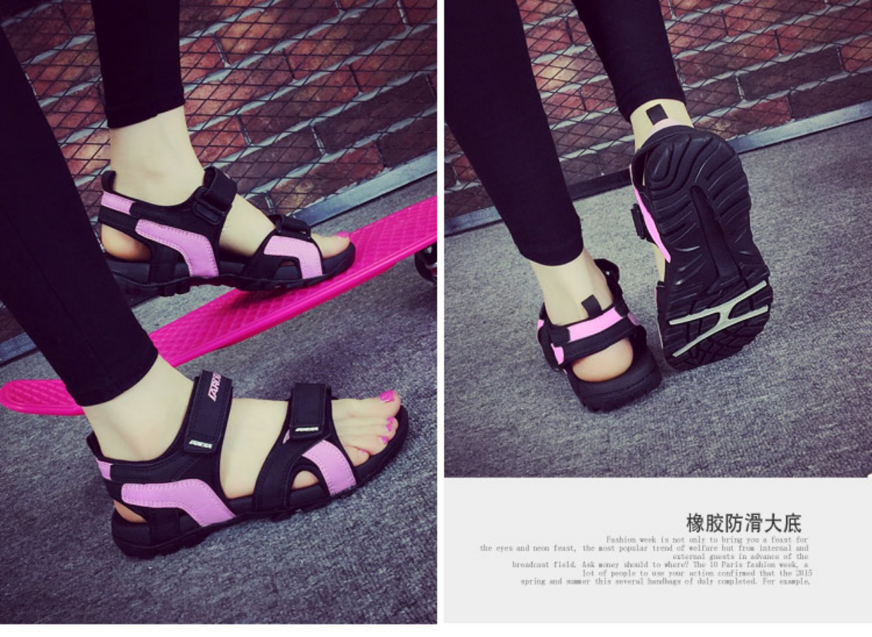 Thanh niên sandal nam triều giản dị mùa hè Hàn Quốc giày nam 2018 đôi mới sinh viên Rome dép sandal nam hàng hiệu